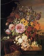 Floral, beautiful classical still life of flowers 04 unknow artist